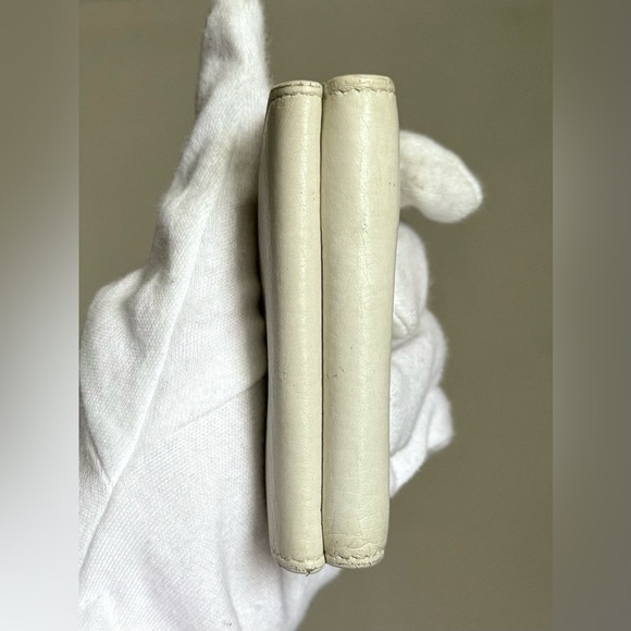 Balenciaga White Cream Envelope Card Holder Wallet - Picture 5 of 16